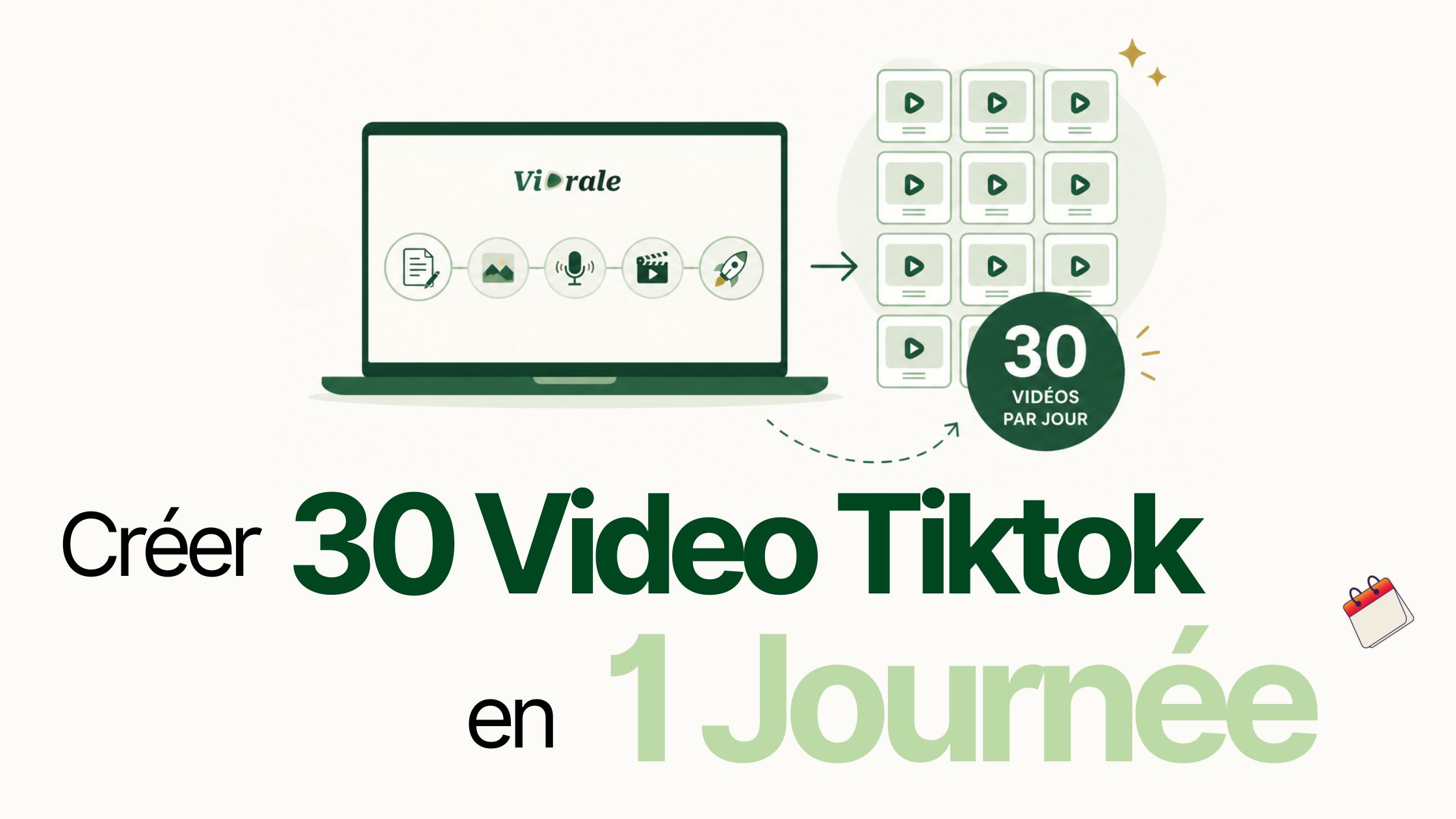 Comment créer 30 vidéos TikTok en batch en 1 journée pour publier tout le mois (sans s'épuiser)