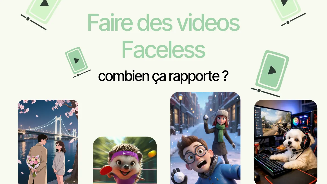 Faire des vidéos Faceless : combien ça rapporte vraiment en 2026 ?