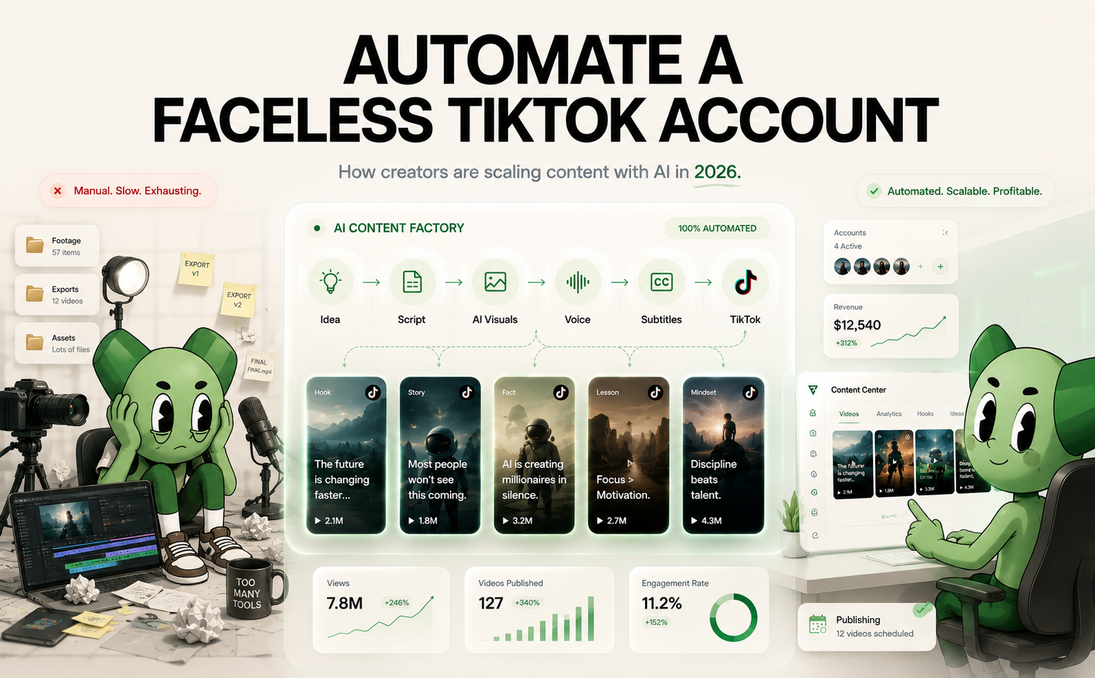 How to Automate a Faceless TikTok Account That Makes Money in 2026
