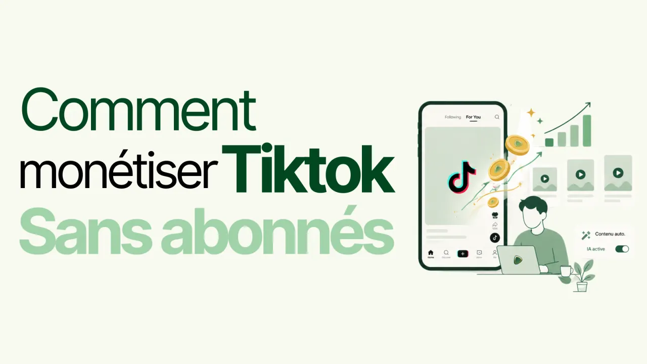 Monétiser TikTok sans abonnés en 2026 : ce ne sont pas les vues qui comptent